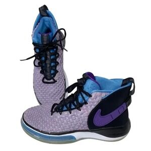 Nike Mens Size 7‎ AlphaDunk Hightop Sneaker Voltage Purple Black BQ5401-900